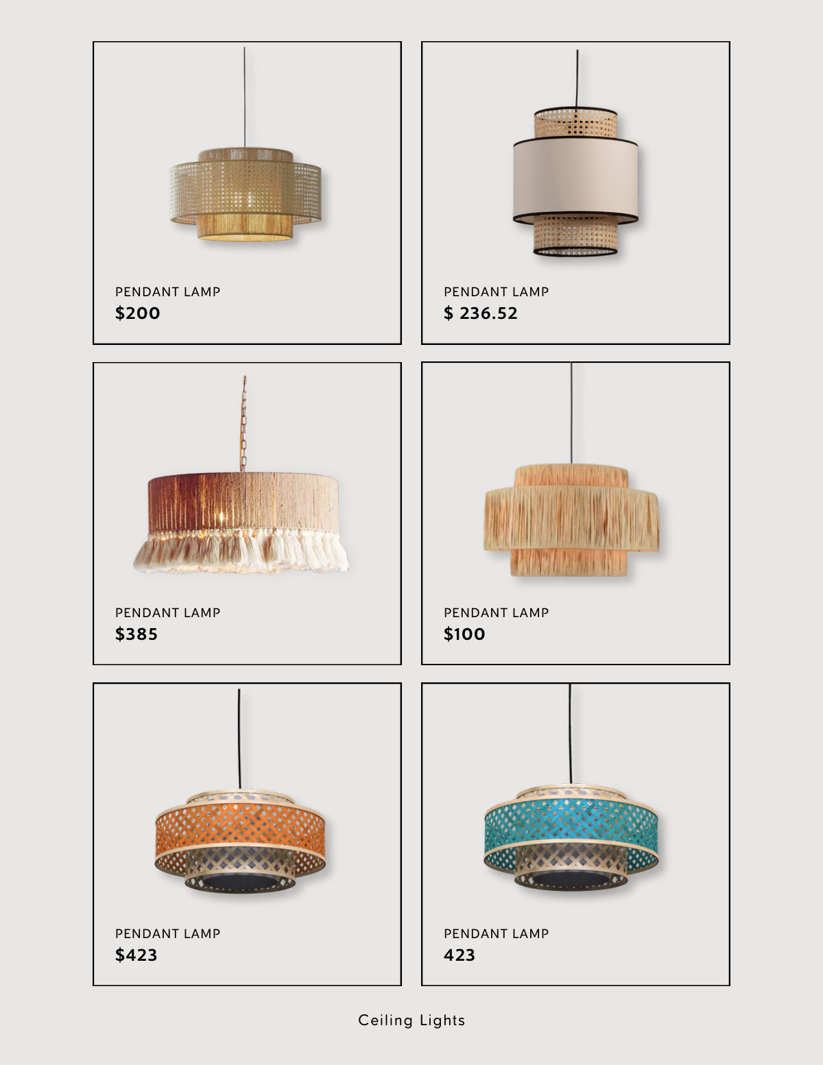 Catalog page 3: fittings listed with supplier and price