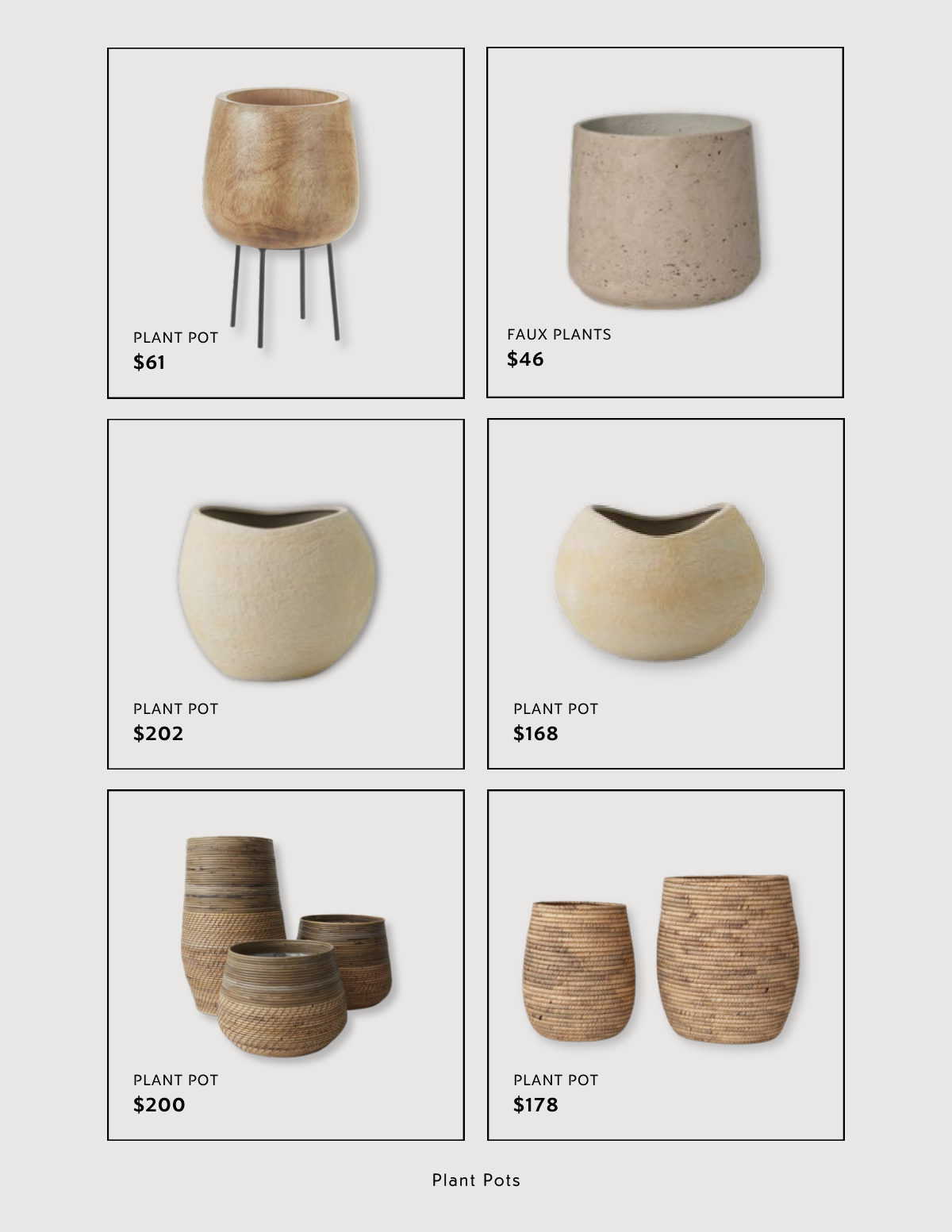 Catalog page 6: fittings listed with supplier and price