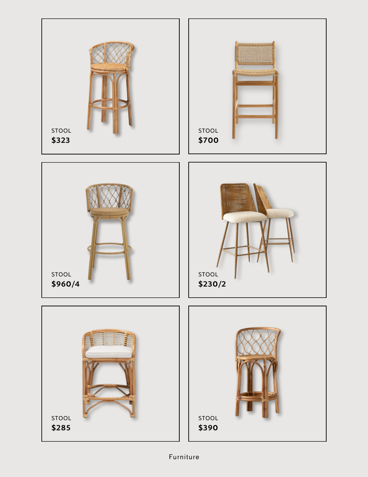 Catalog page 14: fittings listed with supplier and price